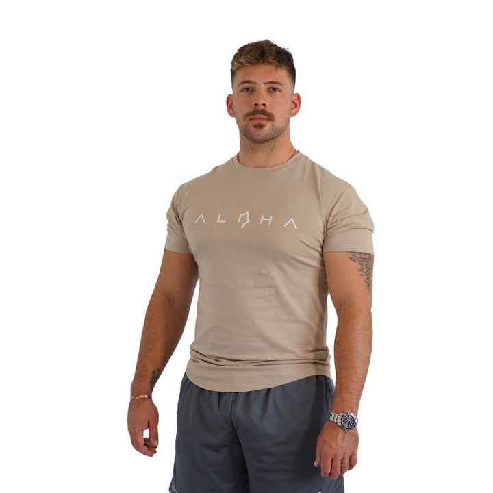 THE PERFECT TEE - STONE KHAKI