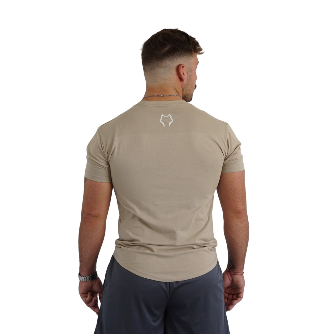 THE PERFECT TEE - STONE KHAKI