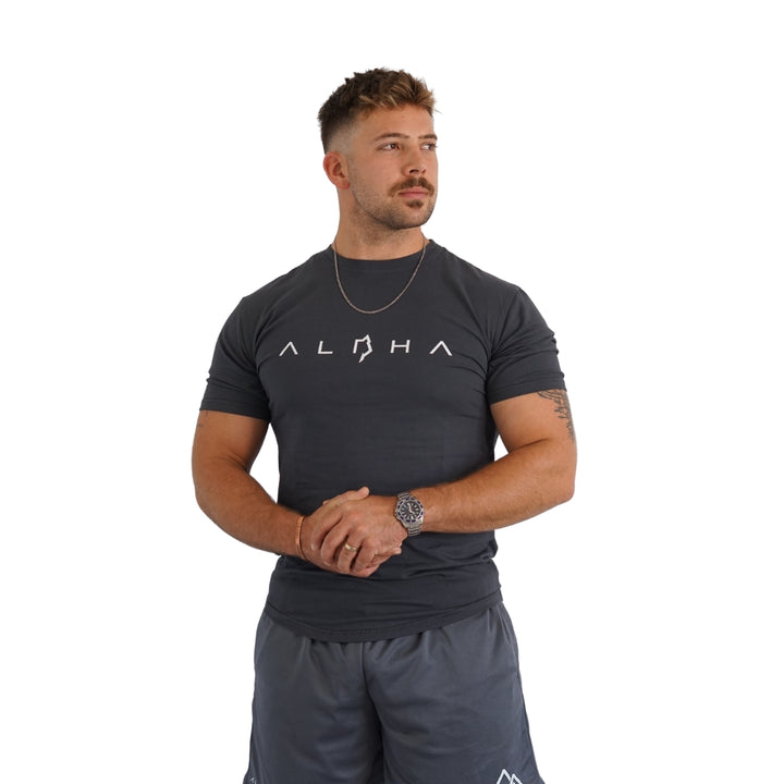 THE PERFECT TEE - SLATE GREY