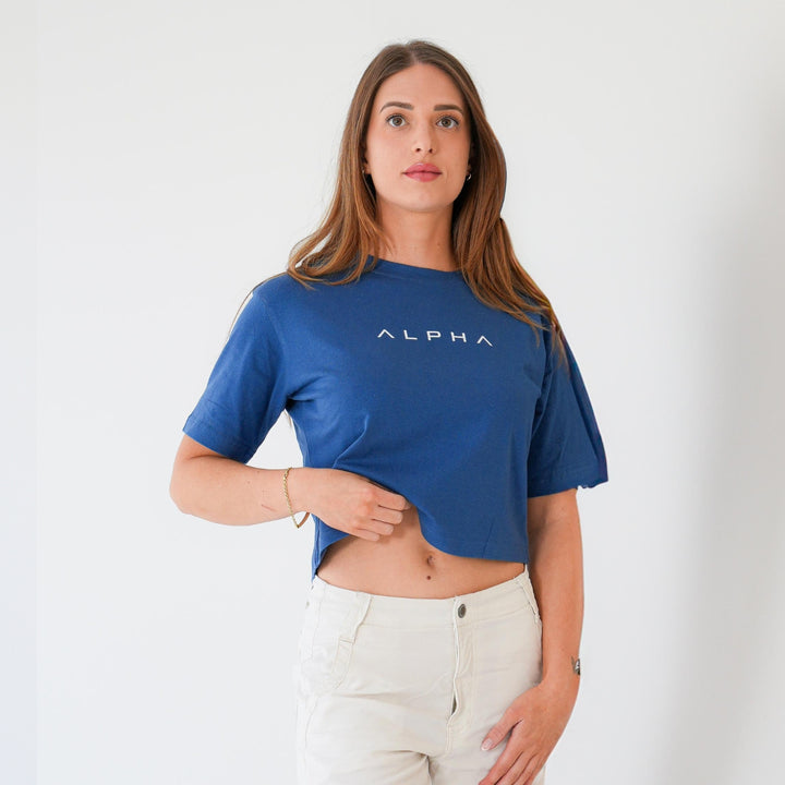 ALPHA LADIES 'ESSENTIAL TOP' - BLUE